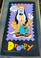 OOAK VINTAGE 1990 Hanna-Barbera Droopy Beach Towel Tom & Jerry Scooby-Doo Rare picture