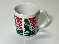Vintage Mountain Dew White Ceramic Coffee Mug Rare Hard To Find picture