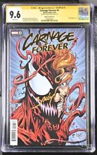Carnage Forever #1 Bagley Variant 2022 CGC 9.6 Signed Bagley  picture