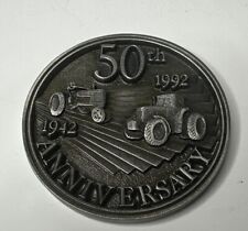 Vtg 1992 John Deere SUPERVISORS CLUB 50 Yr Medallion Coin PaperWeight Medal 3