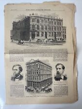 Antique 1878 August 10 Frank Leslies Illustrated Newspaper picture