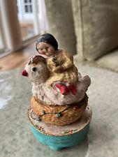RARE Debbee Thibault Easter Girl Riding Duck 76/1000 EXCELLENT picture