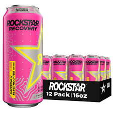 Rockstar Recovery Raspberry Lemonade Energy Drink, 16oz, 12 Pack Cans picture