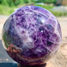1.17LB Natural Dream Amethyst Quartz Crystal Sphere Ball Healing picture