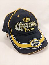Corona Extra Hat Cap Baseball Beer Strap Back Embroidered Logo black Gold. picture