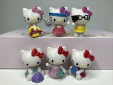 Sanrio Hello Kitty at the Beach 1.5” Figurines Lot of 6 New picture