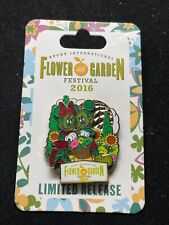 Disney Pin - Epcot Flower Garden Festival 2016 Minnie and Mickey Logo 113730 LR picture