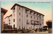 Margaret Baylor Inn Santa Barbara CA UNP Hand Colored Albertype Postcard C16 picture