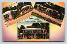 TraveLodge Travel Lodge St. Augustine Florida FL Roadside America Postcard picture