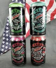 Rare Hard Mountain Mtn Dew 4 Pack Empty 12 oz Beer Cans All Flavors Limited Ed. picture