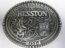 National Finals Rodeo Hesston 2014 NFR Adult Cowboy Buckle New Wrangler AGCO picture