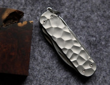 Stone pattern Titanium Handle 58mm Swiss Army Rambler Knife EDC multi-role Knife picture