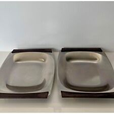 Vintage MCM Stainless Steel Serving Bowls/Trays by SELANDIA Denmark picture