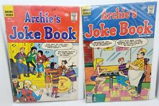 Vintage LOT of 2 Archie’s Joke Book Magazine  #102 & 107 Archie Comic Group 1966 picture