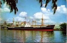 Postcard Cargo Ship, Docks, Tampa Florida picture