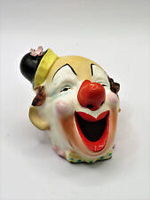VINTAGE CLOWN ASHTRAY JAPAN BEE ON HAT CIGARETTE TOBACCIANA MID CENTURY SMOKER picture