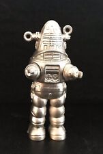 Vintage Pewter Robby Robbie the Robot Lost In Space Silver Metal Statue Figurine picture