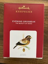 2021 Hallmark Keepsake EVENING GROSBEAK 17th in Beauty of Birds Series picture