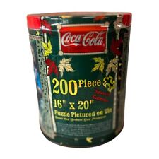 Sealed COCA-COLA 200 Piece Jigsaw Puzzle In Tin picture