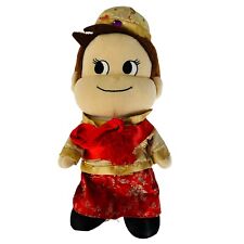 Vintage Sega 2004 Poko Chan Plush Traditional Chinese Red Outfit Fujiya Milky picture