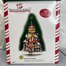 Dept 56 North Pole SANTA'S TOY COMPANY Early Release Limited Edition SIGNED picture