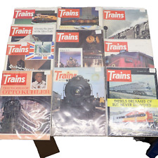 Trains Magazine 1975 Lot of 10 picture