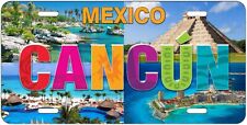 Cancun Mexico Paradise Aluminum Novelty License Plate Auto ATV Bike Wall Sign picture