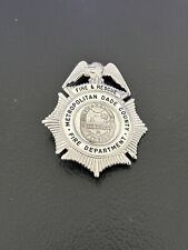 Vintage Obsolete Metropolitan Dade County Fire Department & Rescue Badge Miami picture