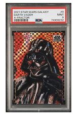 2021 Topps Star Wars Galaxy Chrome #9 Darth Vader X-FRACTOR 09/10 MINT PSA 9 picture