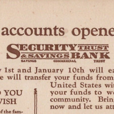 1920s Security Trust & Savings Bank Commercial Western & Santa Monica Branch picture