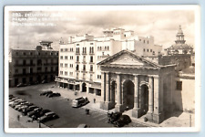 Guadalajara Mexico Postcard Auditorium and Lutecia Building c1950's RPPC Photo picture