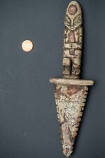 Ojuelos De Jalisco Pre Maya Ancient Alien Stone Carved Ceremonial dagger picture