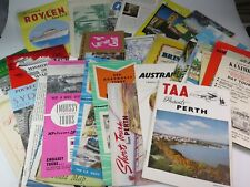 VINTAGE AUSTRALIA TRAVEL EPHEMERA Tourist Guides Maps etc 1960s HUGE SELECTION picture