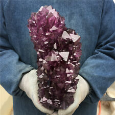 6-7LB Rare Purple Alunite Crystal Mineral Specimen Point Reiki Healing picture