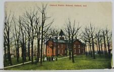Oxford Indiana Oxford Public School 1907  Postcard L19 picture