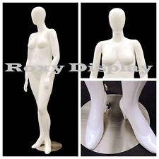 Female Plus Size Egg Head Mannequin Dress Form Display #MD-NANCYW2S picture