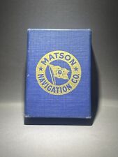 RARE Vintage Deck Of Playing Cards - Matson Navigation Co. Shipping Line Sealed picture