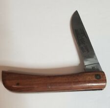 *DISCOUNTED* Kissing Cranes Large Brown Mule Sodbuster Knife picture