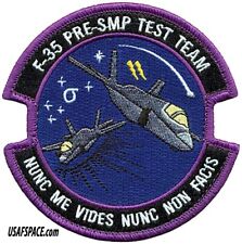 USAF 461st FLIGHT TEST SQ –F-35 JSF PRE-SMP TEST TEAM-Edwards AFB- VEL PATCH picture