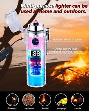 Electric Lighter Waterproof Plasma Lighter Arc Cool Lighter with LED picture