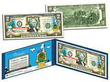 PEANUTS *Charlie Brown & Snoopy* CHRISTMAS Legal Tender U.S. $2 Bill *LICENSED* picture