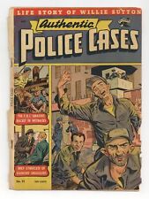 Authentic Police Cases #21 PR 0.5 1952 picture