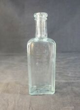 Antique 1890s Hamlin's Wizard Oil Bottle, Aqua, EUC picture