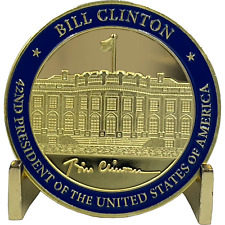 42nd President Bill Clinton Challenge Coin White House POTUS EL3-002 picture