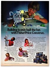 Original 1984 Construx By Fisher Price Print Ad (8x11) *Vintage Advertisement* picture