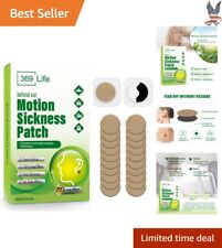 Fast-Acting Natural Motion Sickness Patches - 72Hr Extended Non Drowsy picture