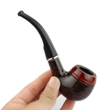US Durable Wooden Wood Smoking Pipe Tobacco Cigarettes Cigar Pipes Father Gift picture