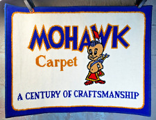 Vintage Mohawk Carpet Mills Centennial Rug Indian Logo 35