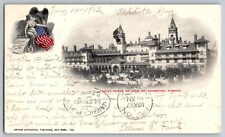 St. Augustine, Florida FL - Hotel Ponce De Leon - Vintage Postcard - Posted picture