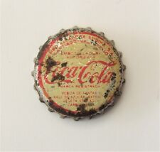 Chile Bottle Cap cork Coca Cola 1950´s Santiago & Valparaiso Factory rare picture
